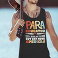 Paraeducator Paraprofessional SPED Teacher Men Tank Top, gift for family, gift for coworker