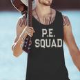 PE SQUAD Physical Education PE Teacher Team Kids Gym Crew Men Tank Top, Pe Teacher Tank Tops, gift for family, gift for coworker