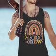 Preschool Crew Cute Leopard Rainbow Back To School Teachers Men Tank Top, gift for family, gift for coworker