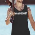 Protagonist English Literature Teacher Costume T Shirt Men Tank Top, English Teacher Tank Tops, gift for family, gift for coworker Protagonist English Literature Teacher Costume T Shirt Men Tank Top, English Teacher Tank Tops, gift for family, gift for coworker