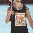Pumpkin Teacher Preppy Fall In Love With Learning Autumn Men Tank Top, gift for family, gift for coworker
