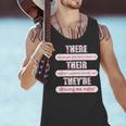 There Their They'Re Teacher English Grammar Police Men Tank Top, English Teacher Tank Tops, gift for family, gift for coworker There Their They'Re Teacher English Grammar Police Men Tank Top, English Teacher Tank Tops, gift for family, gift for coworker