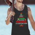 Reading Teacher Christmas Shirt Elf Christmas Cheer For Men Women Men Tank Top, gift for family, gift for coworker