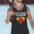 Real Superheroes Don't Wear Capes Teacher Shirt Teaching Te Men Tank Top, gift for family, gift for coworker
