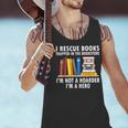 I Rescue Books Trapped In The Bookstore Book Teacher For Men Women Men Tank Top, gift for family, gift for coworker