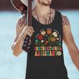 Retro Instructional Assistant Wildflowers Teacher Aide Men Tank Top, gift for family, gift for coworker