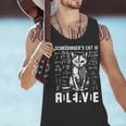 Schrodinger's Cat Dead And Alive Physics Teacher Men Tank Top, gift for family, gift for coworker