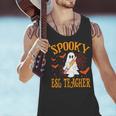 Spooky ESL Teacher Ghost Halloween School Women Men Tank Top, Esl Teacher Tank Tops, gift for family, gift for coworker Spooky ESL Teacher Ghost Halloween School Women Men Tank Top, Esl Teacher Tank Tops, gift for family, gift for coworker