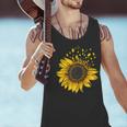 Sunflower Puzzle Pieces Autism Awareness For Mom Teacher For Women Men Tank Top, gift for family, gift for coworker