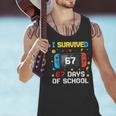 I Survived 67 Days Of School 67 Teacher Squad Matching Men Tank Top, gift for family, gift for coworker I Survived 67 Days Of School 67 Teacher Squad Matching Men Tank Top, gift for family, gift for coworker