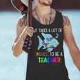 It Takes A Lot Of Sparkle To Be A Teacher Rainbow Fish For Men Women Men Tank Top, gift for family, gift for coworker