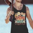 Teach Love Inspire Retro Groovy Daisy Back To School Teacher For Men Women Kids Men Tank Top, Groovy Teacher Tank Tops, gift for family, gift for coworker