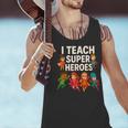 I Teach Super Heroes Teacher Men Tank Top, Super Teacher Tank Tops, gift for family, gift for coworker I Teach Super Heroes Teacher Men Tank Top, Super Teacher Tank Tops, gift for family, gift for coworker
