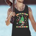 Teacher Christmas Shirts Pajama Matching Rockin' Around The Classroom -Adult Short Sleeve Small Modern Festive Christmas Teacher Xmas Vibes T-Shirt Men Tank Top, gift for family, gift for coworker