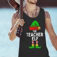 Teacher Elf Matching Family Christmas Women Men Men Tank Top, gift for family, gift for coworker