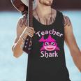Teacher Shark Female Teacher Men Tank Top, gift for family, gift for coworker Teacher Shark Female Teacher Men Tank Top, gift for family, gift for coworker