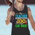 My Teacher Survived 100 Days Of Me Dab 100 Days Of School For Men Women Kids Men Tank Top, gift for family, gift for coworker My Teacher Survived 100 Days Of Me Dab 100 Days Of School For Men Women Kids Men Tank Top, gift for family, gift for coworker
