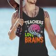 Teachers Love Brains Halloween 2025 Skeleton Costume Men Tank Top, gift for family, gift for coworker Teachers Love Brains Halloween 2025 Skeleton Costume Men Tank Top, gift for family, gift for coworker