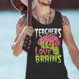 Teachers Love Brains Zombie Teacher Halloween Zombies Men Tank Top, gift for family, gift for coworker Teachers Love Brains Zombie Teacher Halloween Zombies Men Tank Top, gift for family, gift for coworker