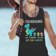 Teachersaurus Like A Normal Teacher But More Awesome Men Tank Top, gift for family, gift for coworker Teachersaurus Like A Normal Teacher But More Awesome Men Tank Top, gift for family, gift for coworker