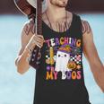 Teaching My Boos Ghost Teacher Cute Pencil Halloween Teacher Men Tank Top, gift for family, gift for coworker