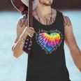 Teaching Is a Work Of Heart Tie Dye Hippie For Teacher For Men Women Girls Kids Men Tank Top, gift for family, gift for coworker