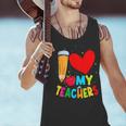 Teens Graduation I Heart My Teachers I Love My Teachers Men Tank Top, gift for family, gift for coworker