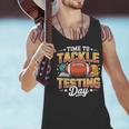 Test Day State Football Tackle Testing Day Sports Teacher Men Tank Top, gift for family, gift for coworker