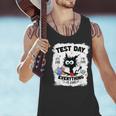 Test Day Stressed Cat Teacher Student Kids Testing Day Men Tank Top, gift for family, gift for coworker Test Day Stressed Cat Teacher Student Kids Testing Day Men Tank Top, gift for family, gift for coworker