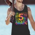Tie Dye 5th Grade Typography Team Fifth Grade Teacher For Men Women Girls Kids Men Tank Top, gift for family, gift for coworker