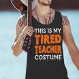 This Is My Tired Teacher Costume Quick Easy Lazy Halloween For Men Women Men Tank Top, gift for family, gift for coworker
