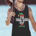 The Toddler Teacher Elf Christmas Matching Family Men Tank Top, gift for family, gift for coworker
