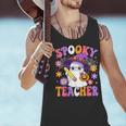 Trick Or Teach Spooky Teacher Ghost Halloween Teacher Men Tank Top, gift for family, gift for coworker Trick Or Teach Spooky Teacher Ghost Halloween Teacher Men Tank Top, gift for family, gift for coworker
