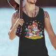 Turkey Reading Books Fall Season Thanksgiving Teacher Book Men Tank Top, gift for family, gift for coworker Turkey Reading Books Fall Season Thanksgiving Teacher Book Men Tank Top, gift for family, gift for coworker