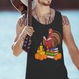 Turkey Reading Books Fall Thanksgiving Teacher Book Men Tank Top, gift for family, gift for coworker Turkey Reading Books Fall Thanksgiving Teacher Book Men Tank Top, gift for family, gift for coworker