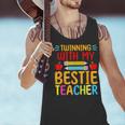 Twinning With My Bestie Teacher Boy Spirit Week Twin Day Men Tank Top, gift for family, gift for coworker