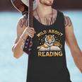 Wild About Reading Tiger For Teachers & Students Men Tank Top, gift for family, gift for coworker