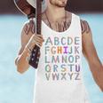 Back To School Kindergarten Alphabet ABC Teacher Women Kids Men Tank Top, gift for family, gift for coworker Back To School Kindergarten Alphabet ABC Teacher Women Kids Men Tank Top, gift for family, gift for coworker