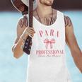 Coquette Bow Paraprofessional School Para Squad Teacher Aide Men Tank Top, gift for family, gift for coworker