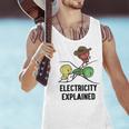 Electricity Explained Physics Nerd I Teacher School Men Tank Top, gift for family, gift for coworker Electricity Explained Physics Nerd I Teacher School Men Tank Top, gift for family, gift for coworker