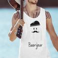 French Teacher Halloween Bonjour Ghost Men Tank Top, gift for family, gift for coworker