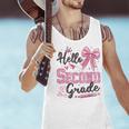 Hello Second Grade First Day Of School Coquette Teacher Girl Men Tank Top, First Grade Teacher Tank Tops, gift for family, gift for coworker Hello Second Grade First Day Of School Coquette Teacher Girl Men Tank Top, First Grade Teacher Tank Tops, gift for family, gift for coworker