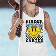 Kindergarten Teacher Hippie Smile Face Back School Men Tank Top, gift for family, gift for coworker