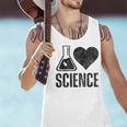 I Love Science Lover Teacher Scientist Sciences Men Tank Top, Science Teacher Tank Tops, gift for family, gift for coworker