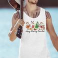 Very Merry Teacher Christmas Goose Silly Holiday Party Men Tank Top, gift for family, gift for coworker