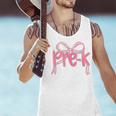 Preppy Pre k Back To School Pre-k Teachers Girls Cute Bow Men Tank Top, gift for family, gift for coworker Preppy Pre k Back To School Pre-k Teachers Girls Cute Bow Men Tank Top, gift for family, gift for coworker