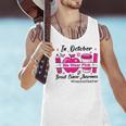 Preschool Teacher In October We Wear Pink Breast Cancer Men Tank Top, gift for family, gift for coworker