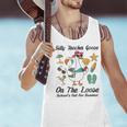 Silly Teacher Goose On The Loose School Out Summer Women Men Men Tank Top, gift for family, gift for coworker Silly Teacher Goose On The Loose School Out Summer Women Men Men Tank Top, gift for family, gift for coworker