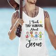 I Teach Tiny Humans About Jesus Sunday School Teacher Men Tank Top, gift for family, gift for coworker