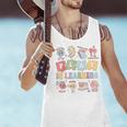 Teacher Groovy Play Is Learning Back To School Men Tank Top, Groovy Teacher Tank Tops, gift for family, gift for coworker